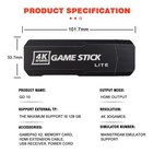 Wireless Rechargeable Controller For Home Tv Game Console     2 4g Joystick Compat