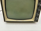 Vtg C60s Panasonic Tr-901 Transistor Tv Portable B w 8 25 screen Television Asis