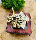 Nautical Antique Kelvin   Hughes London 1917 Brass Sextant Antique Polish Handma