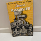Vintage Owners Manual For Sunbeam Mixmaster Model 7   7b Original   Recipe Book