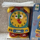 The Learning Journey Telly The Teaching Time Clock Blue yellow Nos W box