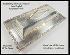 Elegant Sterling Silver 925 2 Pc  Covered Butter Dish 10 53 Ounces Merj Mexico