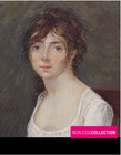 Antique Early 1800s French Empire Hand Painted Gouache Miniature Woman Portrait