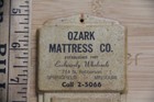 Thermometer Ozark Mattress Co Springfield Missouri Mo Vintage 714 N Robberson