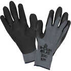 Lot Atlas 300b Black Rubber Palm Coated General Purpose Protective Work Gloves