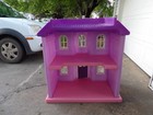 Vintage Little Tikes Barbie Doll House My Size Dollhouse Rare Purple Very Nice 