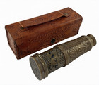 Antique Brass Telescope Nautical Pirate Spyglass Vintage Handmade Gift