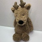 Jellycat 12  Plush Bashful Reindeer Stuffed Animal Deer Moose Elk Brown London