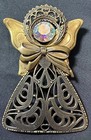 Trio Of Vintage Angel Brooches - Very Pretty And In Good Condition - 1 Wooden