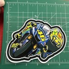     large Valentino Rossi Sticker Doctor 46 Motorbikes Racing Moto Gp Great Colors