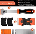2-pack Razor Blade Scraper Tool With 20 Metal   10 Plastic Blades For Removing