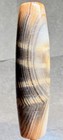 Powerful Tibetan Old Agate One Eye 4 Line Healer Dzi Bead  Silkworm Lines         
