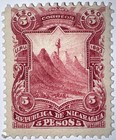 Travelstamps  1893 Nicaragua Stamps Scott  59  5 Peso  Mint  Og  Never Hinged