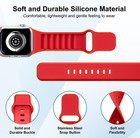 8 Pack Sport Band Compatible With Apple Watch Bands Women Men 40mm 38mm 41mm 42m