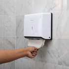 Mind Reader Multifold Paper Towel Dispenser Set Of 3  White