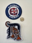  2  Detroit Tigers Vintage Iron  Logo Patches Patch Lot 3    X 2 5   3   