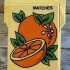 Vintage Retro Mcm Plastic Oranges Match Box Holder