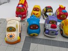 Vtech Go Smart Vehicle Race Car Hot Rod Fire Truck Police Plane Lot Of 8