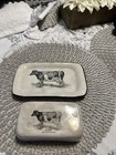 Vintage Cow Butter Dish