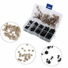100pcs 6-12mm Plastic Safety Toy Eyes For Teddy bear doll Animal Puppets Crafts