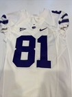 Game Worn Used Nike Kansas State Wildcats Ksu  Football Jersey Size 38  81