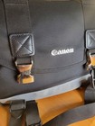 Canon 200dg Digital Slr Large Camera   Lens Case Gadget Bag Black Shoulder Strap