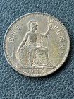 1940 Great Britain British One Penny Coin   2 