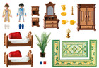 Playmobil Set 70971 Dollhouse Victorian Bedroom Dollhouse Mansion