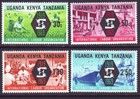 Kenya Uganda Tanganyika K U T 1969 Sc 197-200 Mnh Set Ilo
