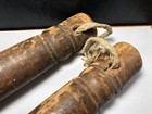 Antique Moroccan Wooden Weaving Heddle Pulley Loom Tools