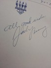 July 22  1956 Jack Benny Autograph Signed W Greeting Venezia Italy Hotel Menu