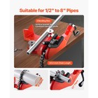 Uimoso Heavy Duty Chain Pipe Vise For 1 2 To 8 Inch Pipes