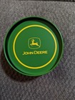 John Deere Collectors Coasters Cork Bottoms Metal Storage Tin Set Of 6 
