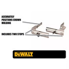 Dewalt Dw7084 Crown Stops For Miter  Saws Includes 2 Stops Strong Steel 1 75 Lb