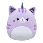 Original 14-inch Analea With Fuzzy White Belly - Purple Tabby Caticorn