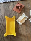 Vintage Fisher Price Furniture Lot Checkerboard Lobster Table Chairs Beds