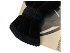 Vintage Shoe Clips Womens Formal Velvet Bows Brown W  Black Shoe Tops