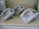  3 Available At  75 00 Each Phone  Panasonic Kx-t7735 Speakerphones - White