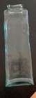 Vintage Green Glass Tall Rectangular Vase Recycled Spanish Origin 17   