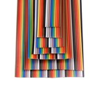10 14 16 20 26 34 40pin Multi Coloured Flat Ribbon Cable Wire 28awg 1 27mm Pitch