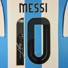 Copa America 2024 Lionel Messi Signed Jersey Framed With Psa 10 Card Becket Bas