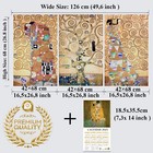 Set 3  Gustav Klimt  The Tree Of Life-  42x68cm 16 5x26 8 In Giclee Print