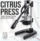 Zulay Kitchen Cast-iron Orange Juicer - Easy-to-clean Heavy-duty Manual Juicer 