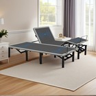 Split King Adjustable Bed Frame With Massage Wireless Remote Usb Ports Led Light