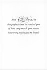 Hallmark Merry Christmas Card For Daughter  Red Stocking Presents Love Reminder