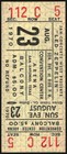 Led Zeppelin-john Bonham-1970 Rare Unused Concert Ticket  san Antonio  