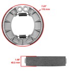 Front Brake Pads   Rear Brake Shoes For Yamaha Xj700 Xj700x Maxim X 1985 1986