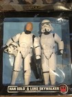 Star Wars Hans Solo   Luke Skywalker Limited Edition Large Action Figures