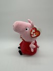 Ty Beanie Baby Peppa Pig 7    Regular Plush Animal Stuffed Toy 2017 For Kids