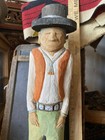 Johnson Antonio Native American Wood Folk Art Carving Adorned Navajo Man 14    Wow